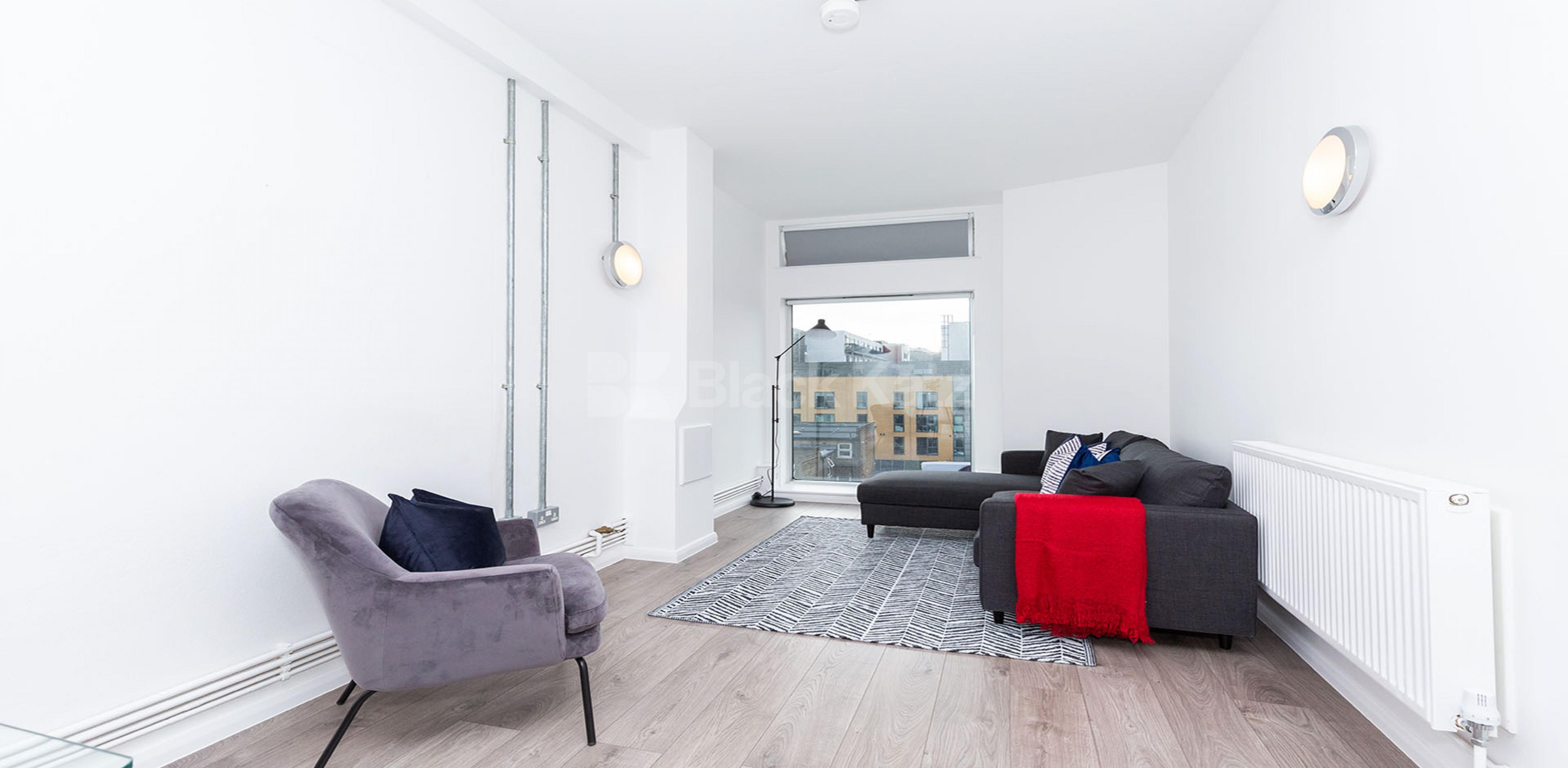 			2 BED WAREHOUSE APARTMENT , 2 Bedroom, 1 bath, 1 reception Apartment			 ABILITY PLAZA-KINGSLAND ROAD, DALSTON/HAGGERSTON E8
